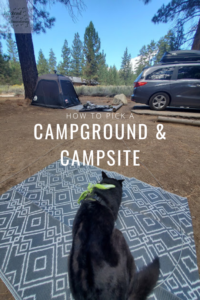 Booking a Campground and Campsite